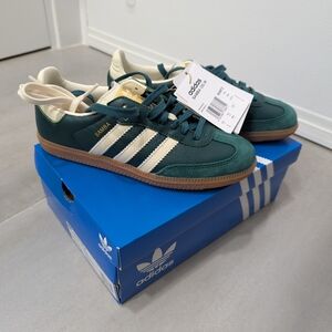 adidas Green and White Shoes